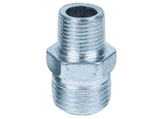 NIPLES RIDOTTO ESAGONALE MASCHIO IN GHISA ZINCATA- - M 1 1/4 M 1 - 5 pezzi