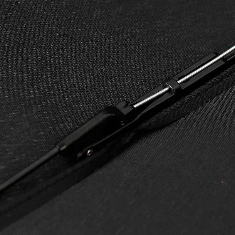 Ombrello Inverso Antivento 3 Pieghe 10 Stecche Teflon 210T 105cm Apertura e Chiusura Automatico Nero Classico - Image 3