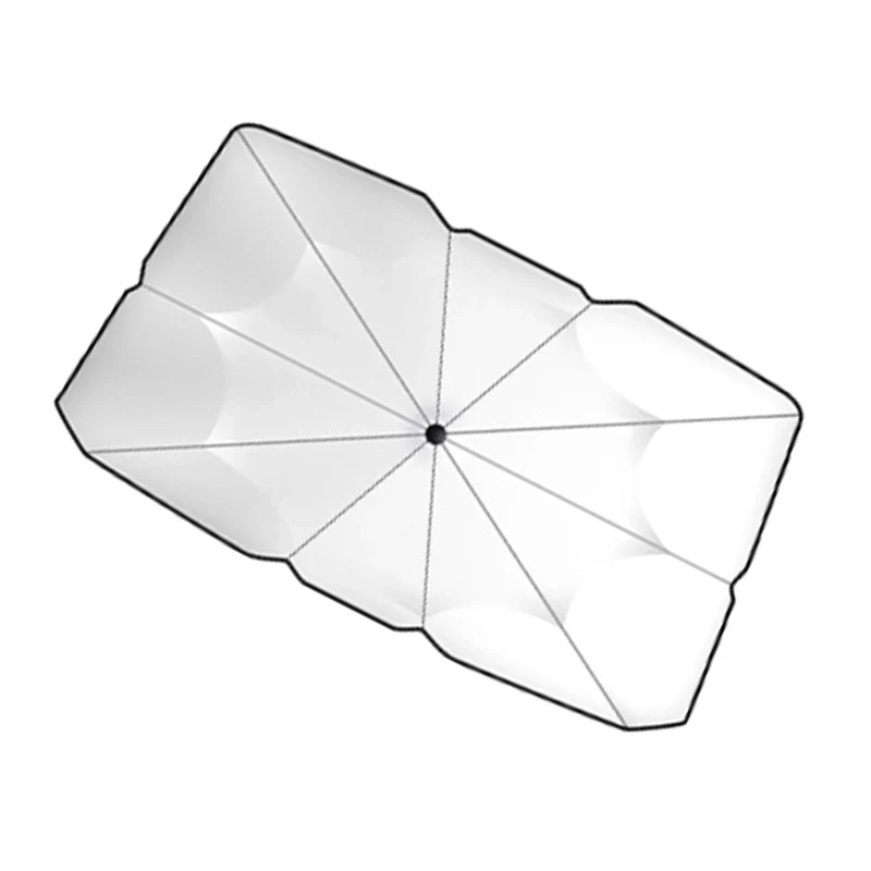 Ombrello Parasole Auto per Parabrezza Taglia Piccola 125X65cm - Image 3