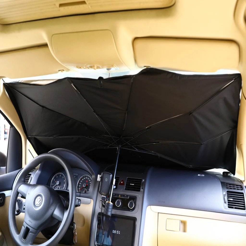 Ombrello Parasole Auto per Parabrezza Taglia Piccola 125X65cm - Image 4