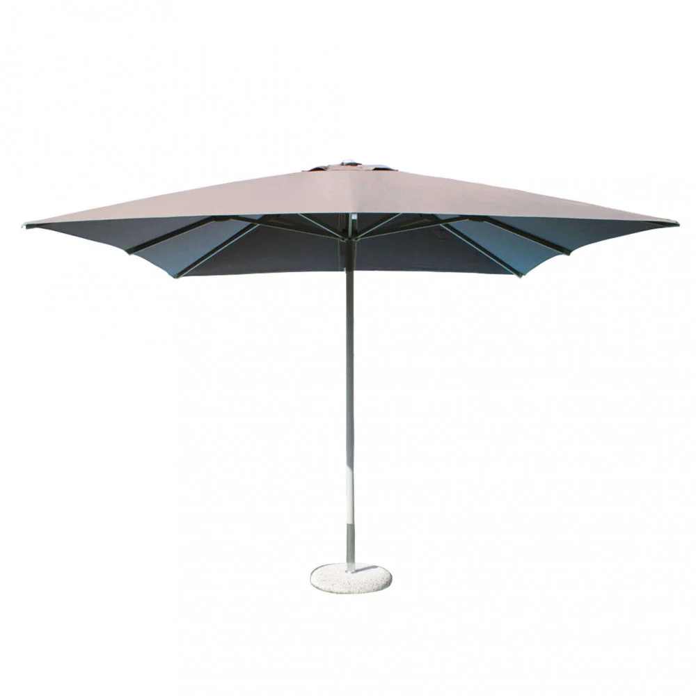 Ombrellone da Giardino 3x3 m Palo Ø48 mm Brian in Alluminio Tortora