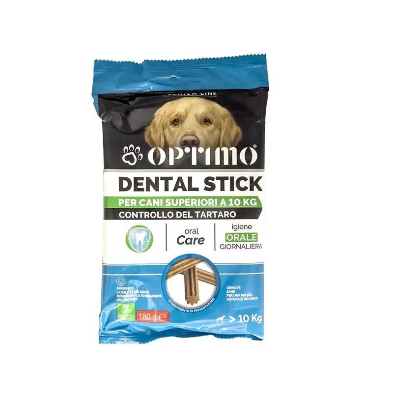 OPTIMO DENTAL STICK SNACK PER CANI SUPERIORI A 10 KG CONTROLLO DEL TARTARO - Image 3