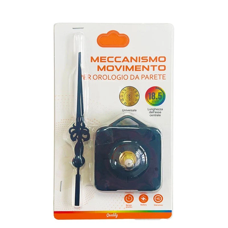 Orologio con Movimento al Quarzo Silenzioso con Lancette Stile Antiche Lunghezza Mano piu Lunga 13 Asse Centrale 18.5mm - Image 2