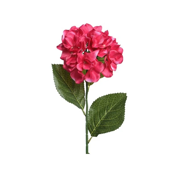 ORTENSIA DECORATIVA ROSSA H66CM