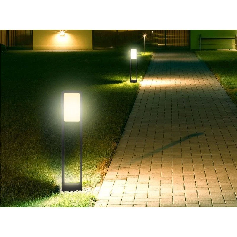 Paletto Led Lampioncino Da Gardino Esterno IP65 10W Neutro 4000K Corpo Nero Chip Samsung SKU-20114 - Image 3