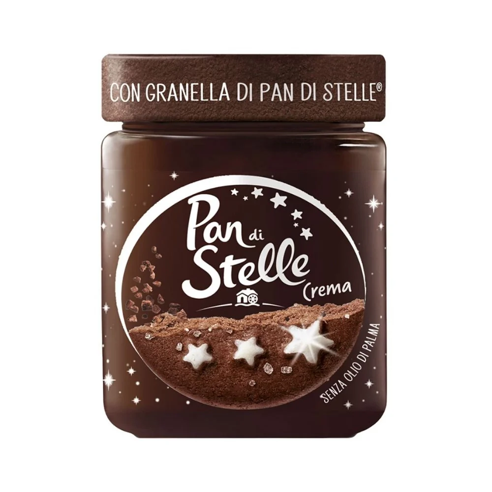 Pan di stelle crema spalmabile alle nocciole con granella di biscotto multipack 10 barattoli da 330 gr ciascuno - Image 2