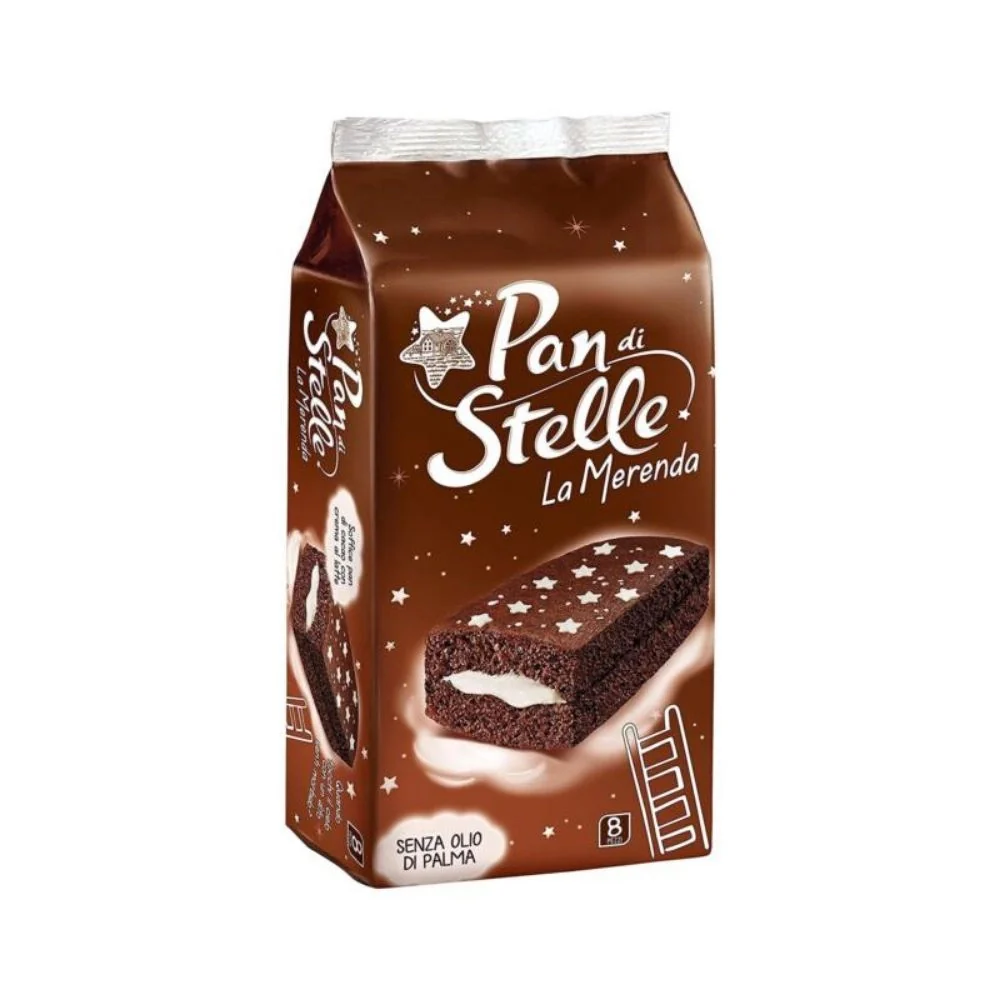 Pan di stelle merendine al cioccolato in confezione da 8 merendine - 280 grammi totali