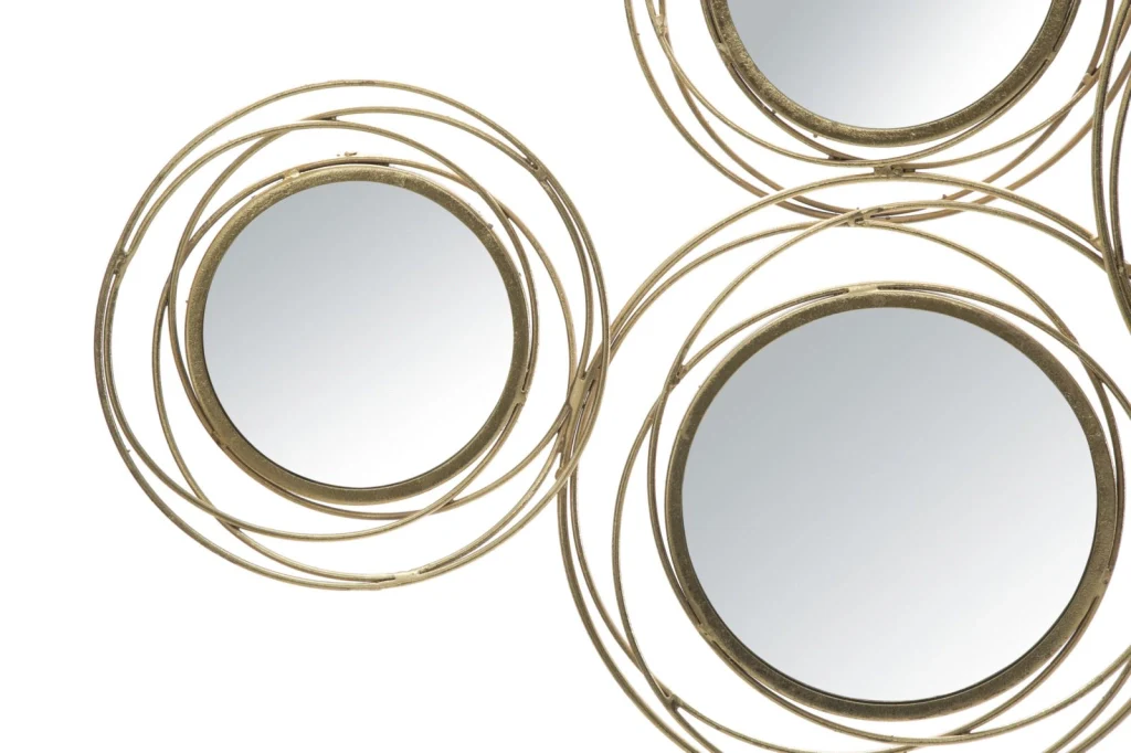 PANNELLO/SPECCHIO GOLD ROUND CM 124,5X4X53,5 - Image 2