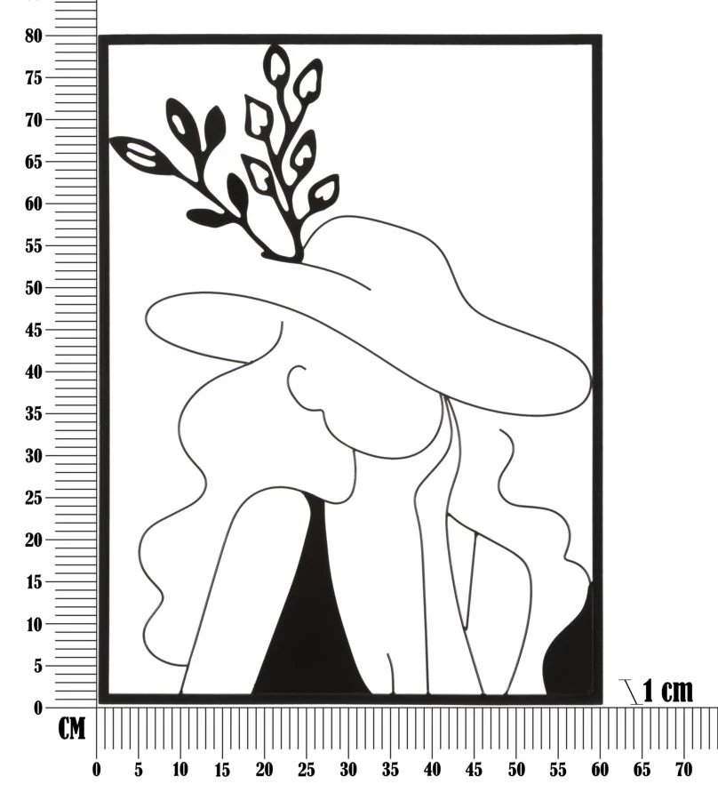 PANNELLO IN FERRO ELEGANT -A- CM 60X1X80 - Image 6