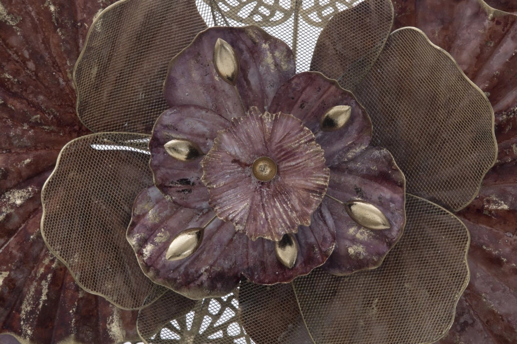 PANNELLO IN FERRO FLOWERY CM 118X10X58 - Image 2