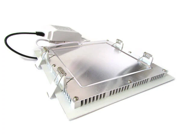 Pannello Led Plafoniera Faretto Incasso Da Soffitto Bianco Naturale 18W Quadrato 200X200mm 96 Smd 2835 - Image 3
