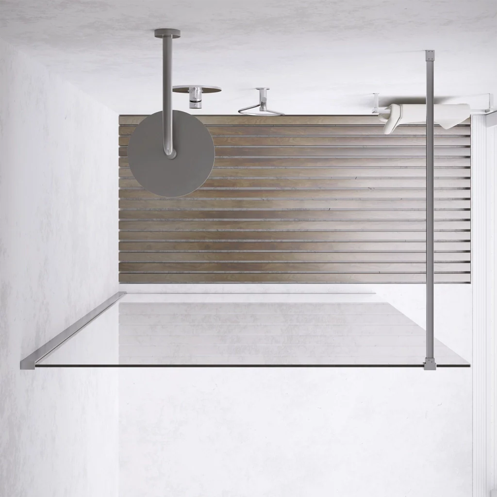 Parete doccia walk-in 110 cm 8mm trasparente anticalcare h200 | Lazaros - Image 5