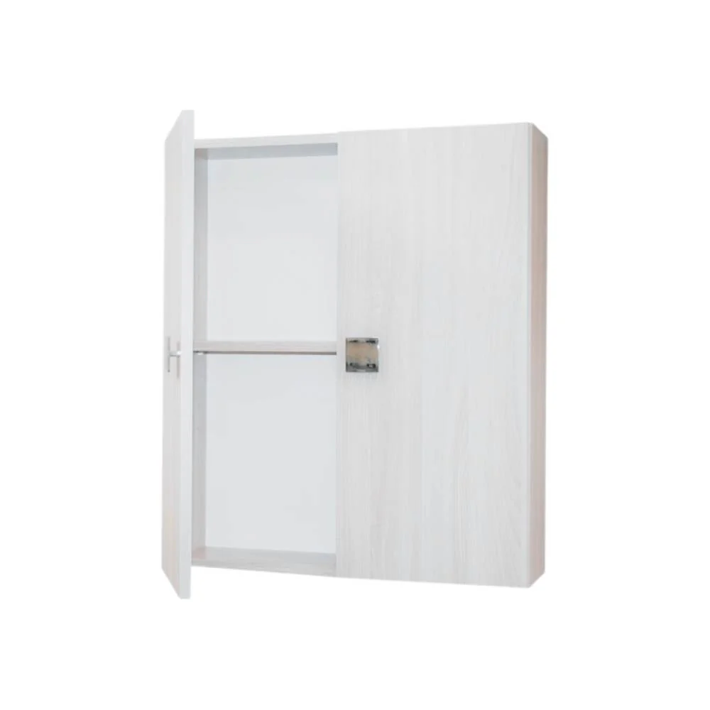 Pensile bagno Blanca 2 ante 60x17x70h bianco larice - Image 2