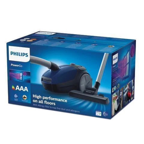 Philips FC8240-09 PowerGo Aspirapolvere a Traino con Sacco Pulizia a Secco Capacita' 3 Litri 900 W Blu - Image 10