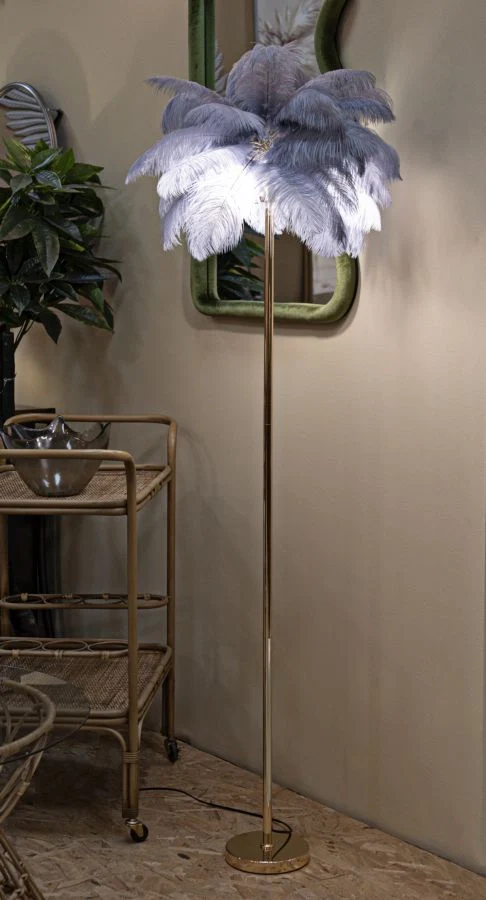 LAMPADA DA TERRA PALM GRIGIA CM Ø 55X160 - Image 5