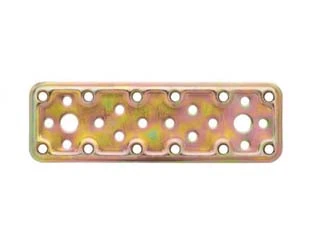 PIASTRA DI GIUNZIONE DRITTA LARGHEZZA MM.40 ART.745- - mm.160x40 - spessore mm.2,2 - 25 pezzi ALDEGHI