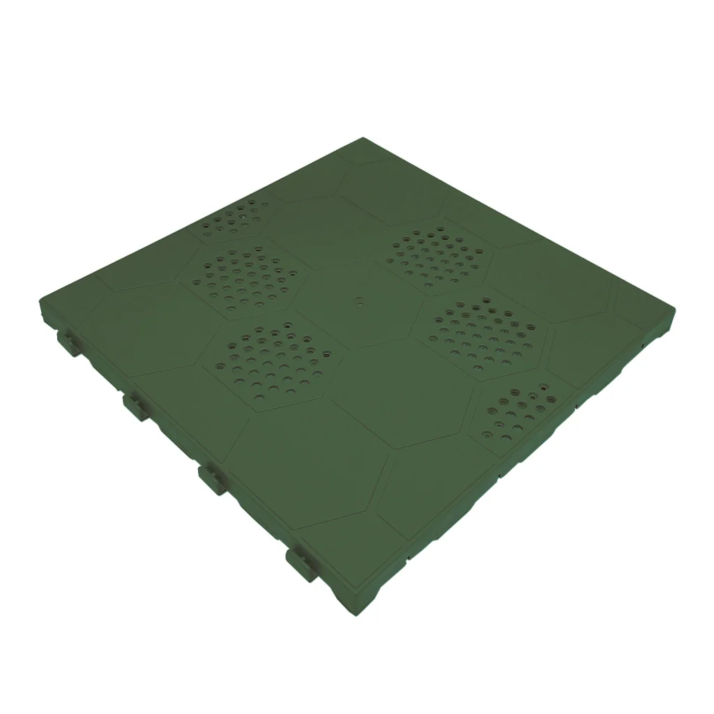 Piastrella drenante da giardino Easy in polipropilene ? 40x40x2,5 cm ? Verde ? Artplast - Image 4