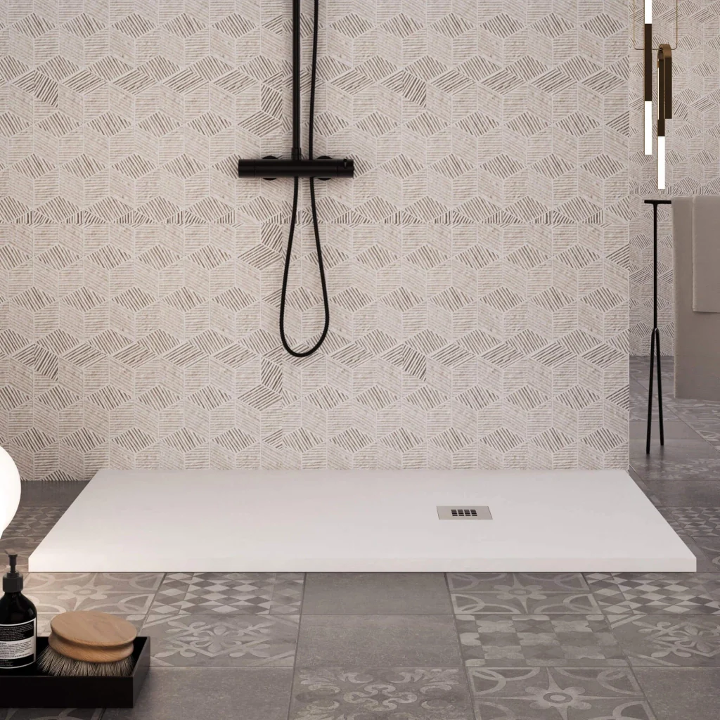 Piatto Doccia 70x100 cm in Pietra Bonussi Everest Bianco - Image 6