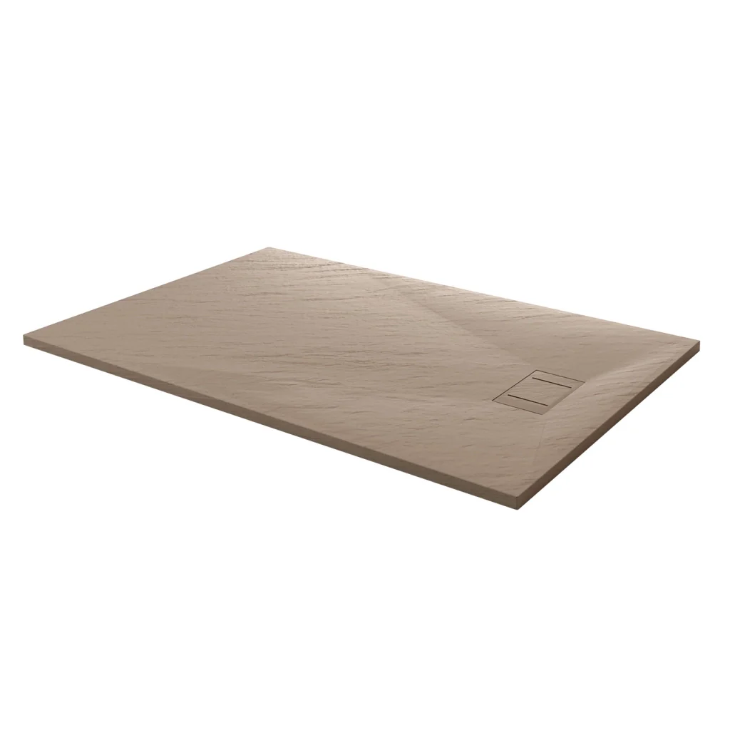 Piatto Doccia 70x100x2 6 CM Rettangolare Tortora Effetto Pietra mod. Blend - Image 3
