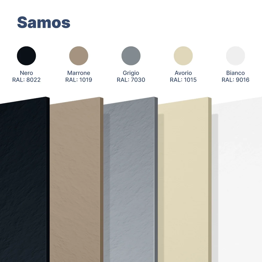 Piatto doccia 70x160 cm colore avorio effetto pietra | Samos - Image 10