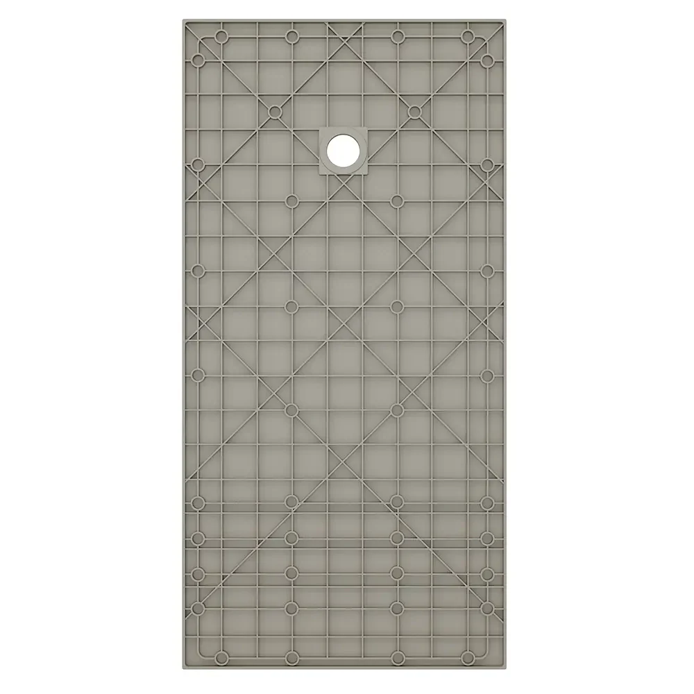 Piatto doccia 70x160 cm colore marrone effetto pietra | Samos - Image 3