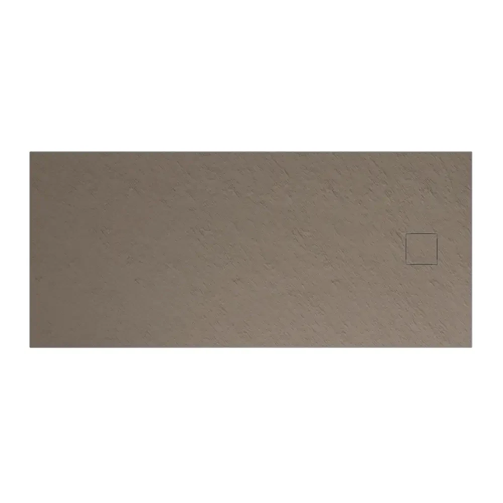 Piatto doccia 70x170 cm colore marrone effetto pietra | Samos - Image 6