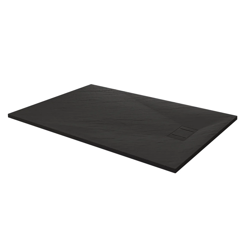 Piatto Doccia 70x170x2 6 CM Rettangolare Antracite Effetto Pietra mod. Blend - Image 3