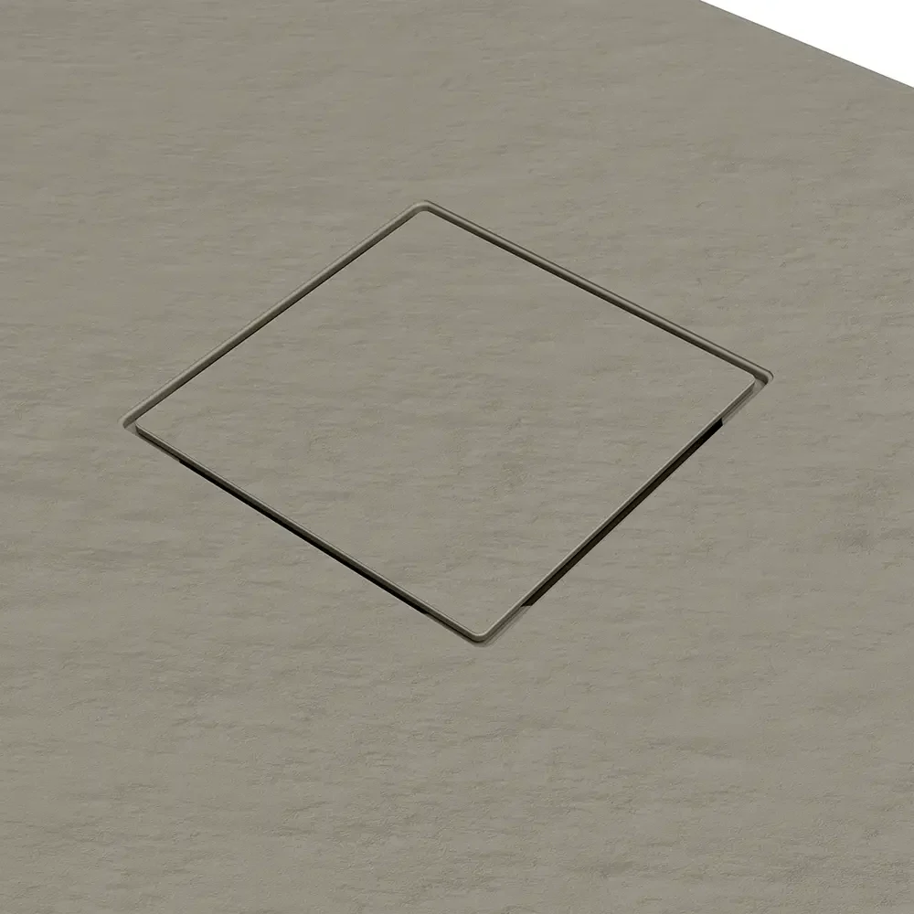 Piatto doccia 70x90 cm colore marrone effetto pietra | Samos - Image 10