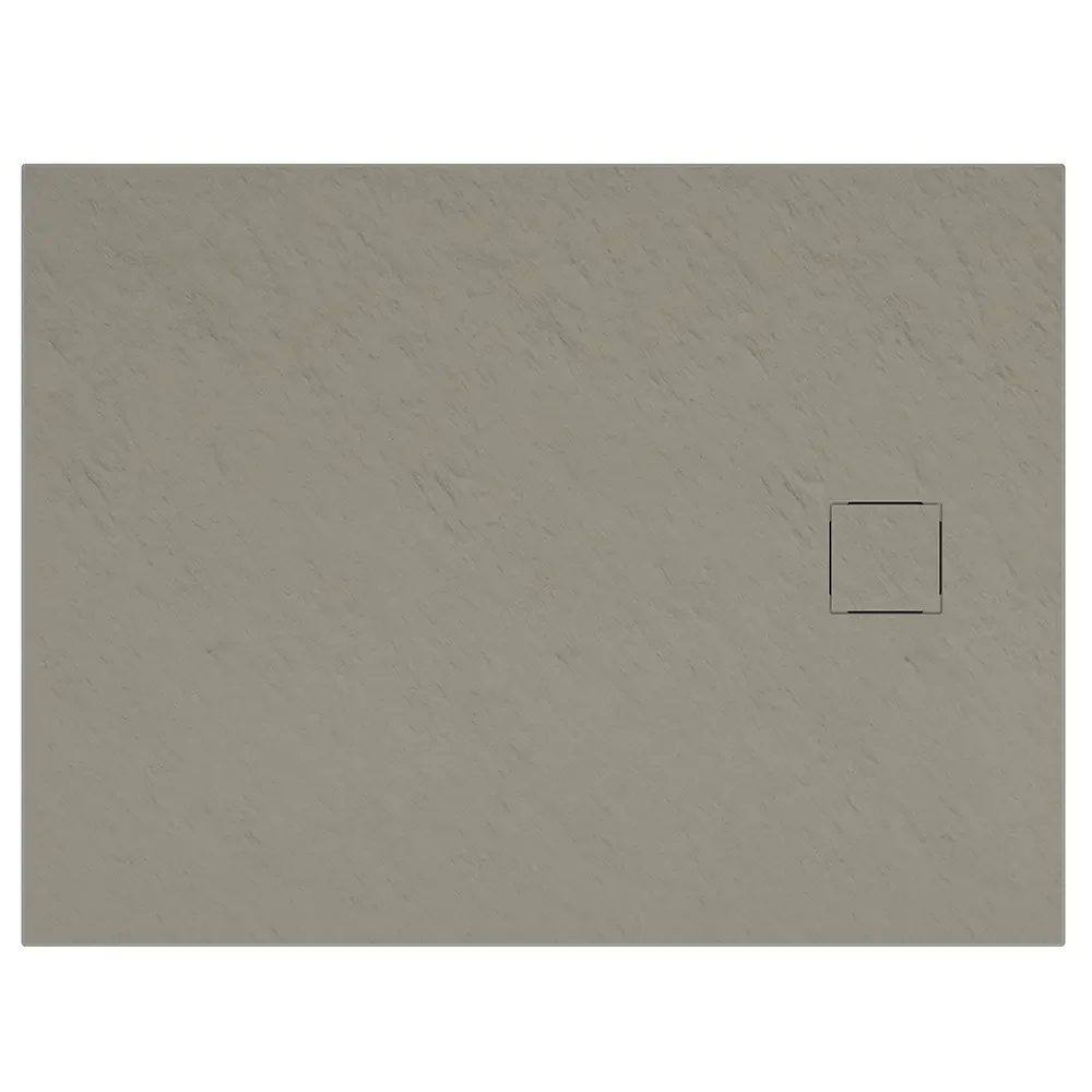 Piatto doccia 70x90 cm colore marrone effetto pietra | Samos - Image 9