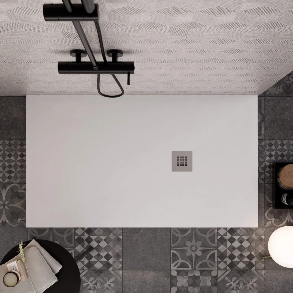 Piatto Doccia 80x120 cm in Pietra Bonussi Everest Bianco - Image 7