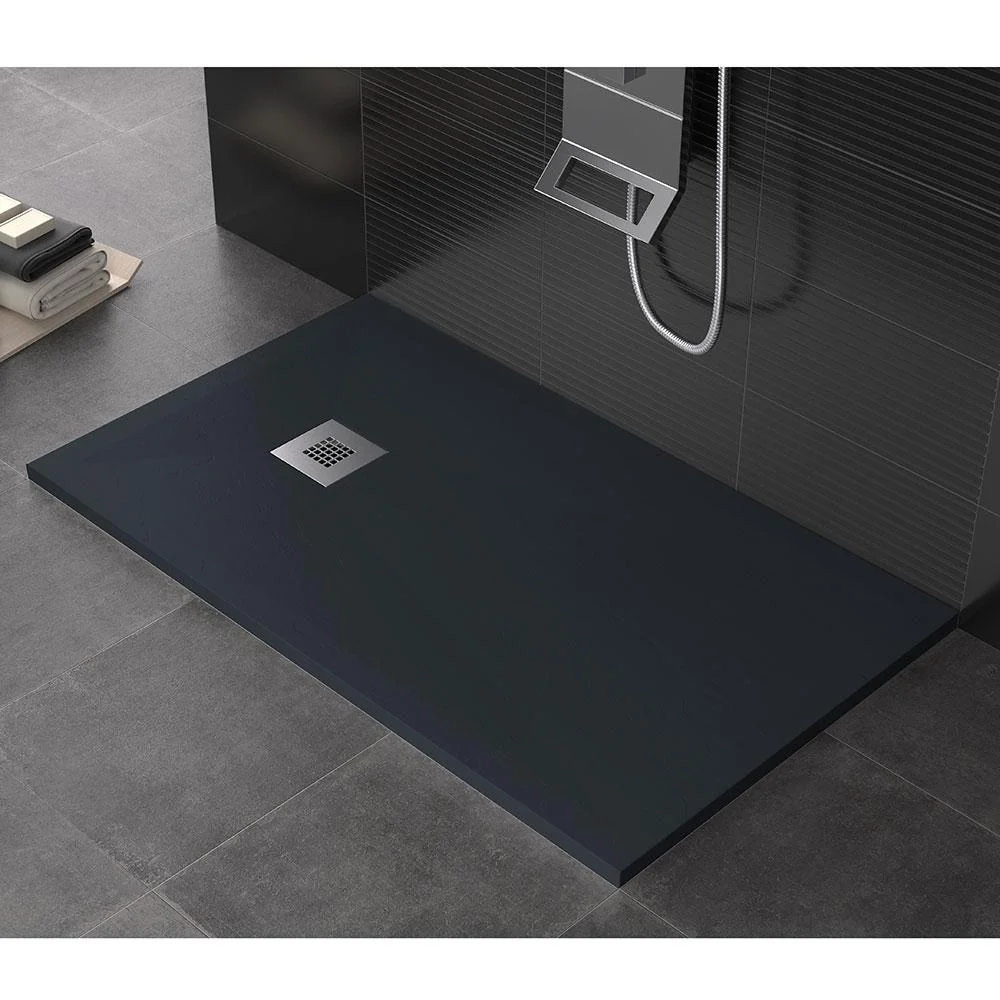 Piatto Doccia 80x140 cm in Pietra Bonussi Everest Antracite - Image 10