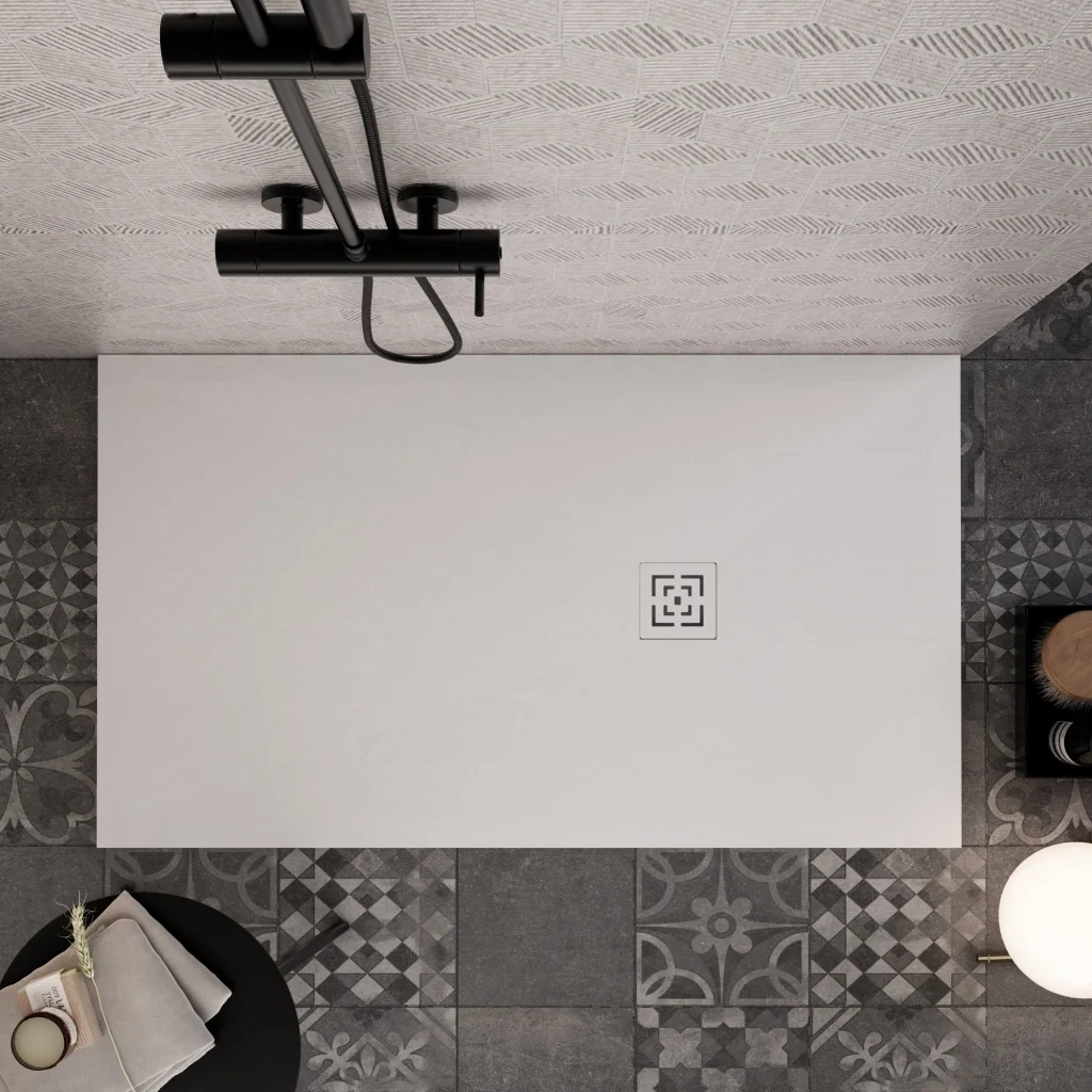 Piatto Doccia 80x170 cm in Pietra Bonussi Canton Bianco - Image 3