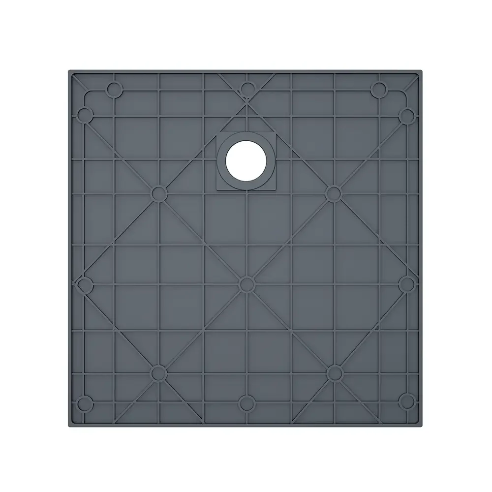 Piatto doccia 80x80 cm colore nero effetto pietra | Samos - Image 4