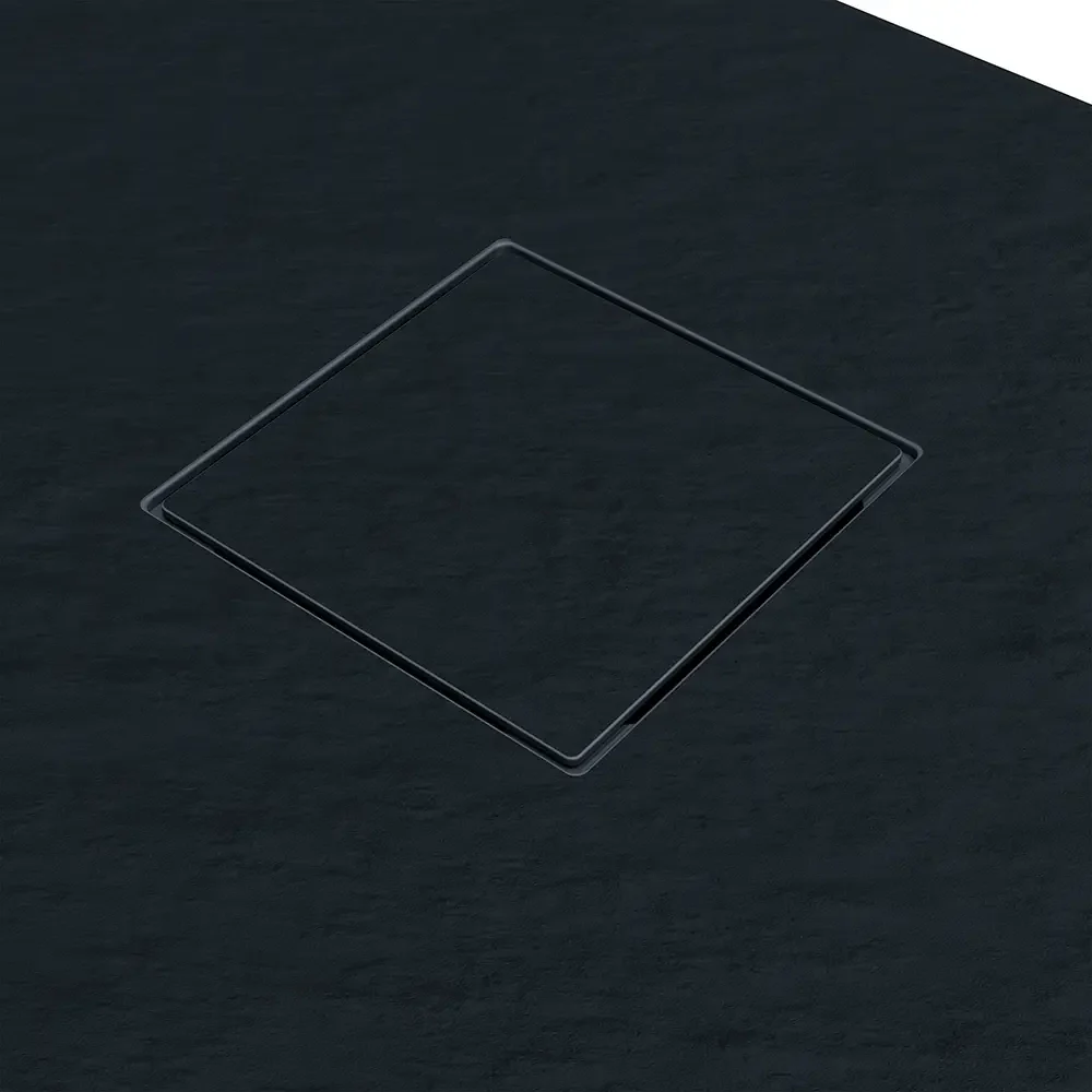 Piatto doccia 90x150 cm colore nero effetto pietra | Samos - Image 7