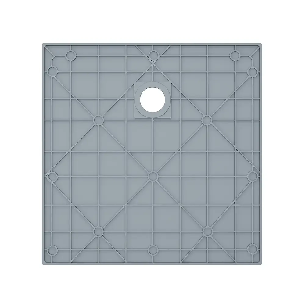 Piatto doccia 90x90 cm colore grigio effetto pietra | Samos - Image 5