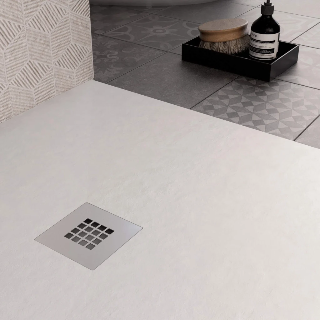 Piatto Doccia 90x90 cm in Pietra Bonussi Everest Bianco - Image 8