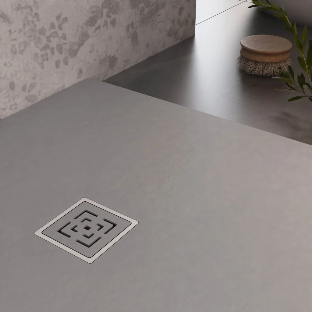 Piatto Doccia in Pietra 100x100 cm Bonussi Canton Grigio Chiaro - Image 6