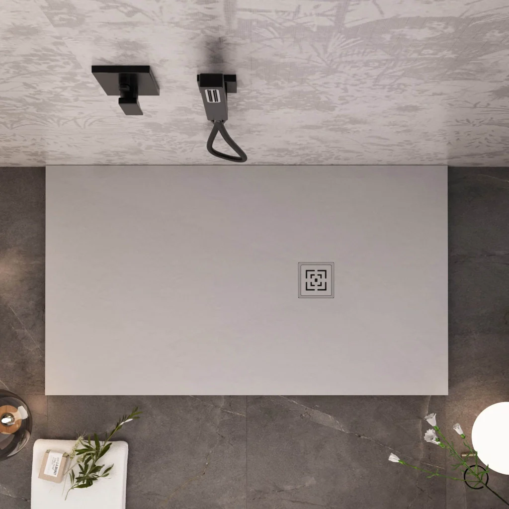 Piatto Doccia in Pietra 100x100 cm Bonussi Canton Grigio Chiaro - Image 7