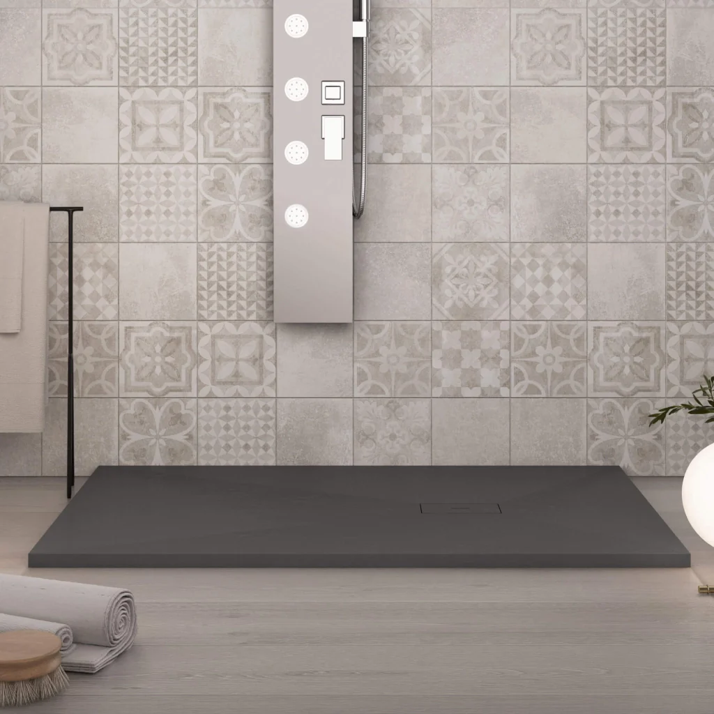 Piatto Doccia in Pietra 100x150 cm Bonussi Manila Antracite - Image 8