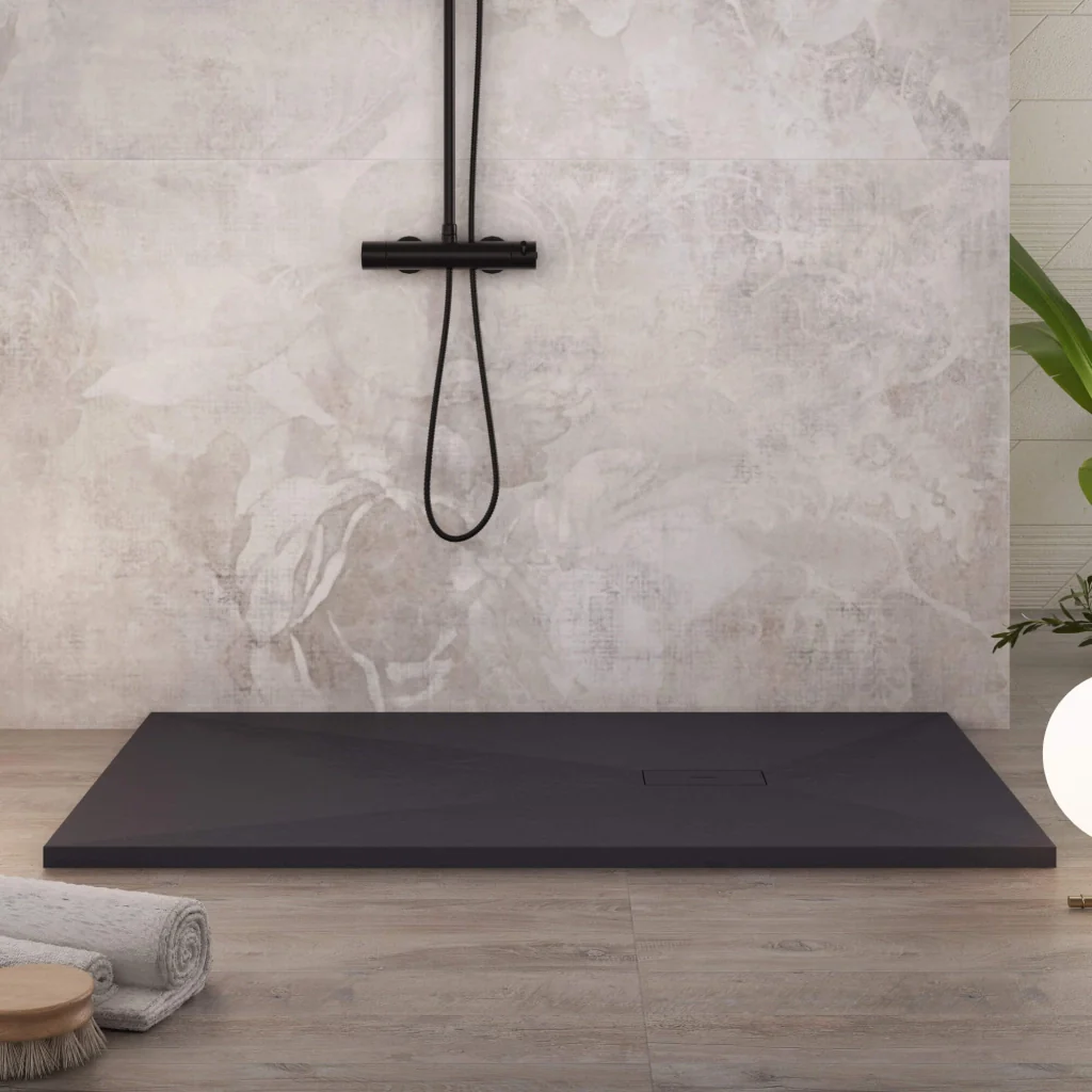 Piatto Doccia in Pietra 70x160 cm Bonussi Manila Nero - Image 7