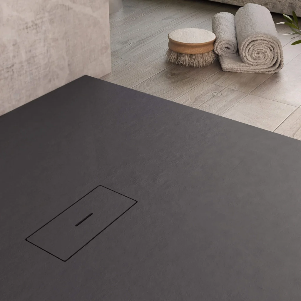 Piatto Doccia in Pietra 70x80 cm Bonussi Manila Nero - Image 6