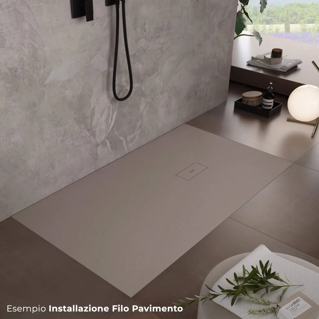 Piatto Doccia in Pietra 80x130 cm Bonussi Manila Sabbia - Image 3