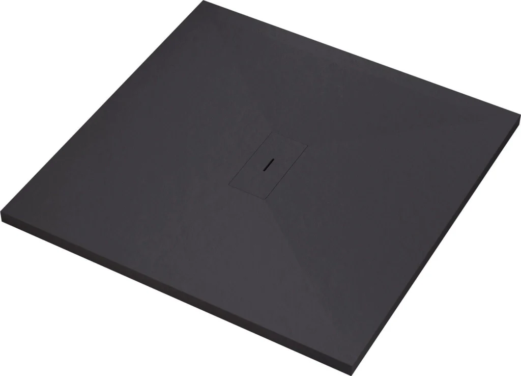 Piatto Doccia in Pietra 80x80 cm Bonussi Manila Nero
