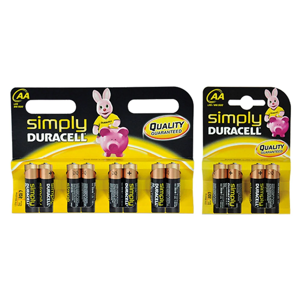 PILA STILO 'MN 1500 Pz 5 - 1,5 V - AA SIMPLY- 20 blister  - DURACELL