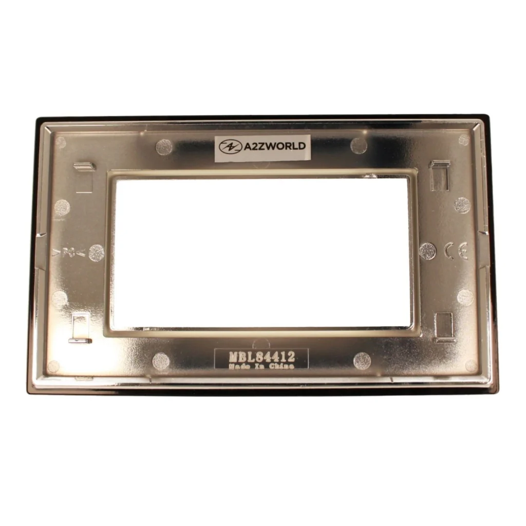 Placca Quadrata In Vetro Temperato MBL 4M Nero Compatibile Bticino Living BLN84402 - Image 3