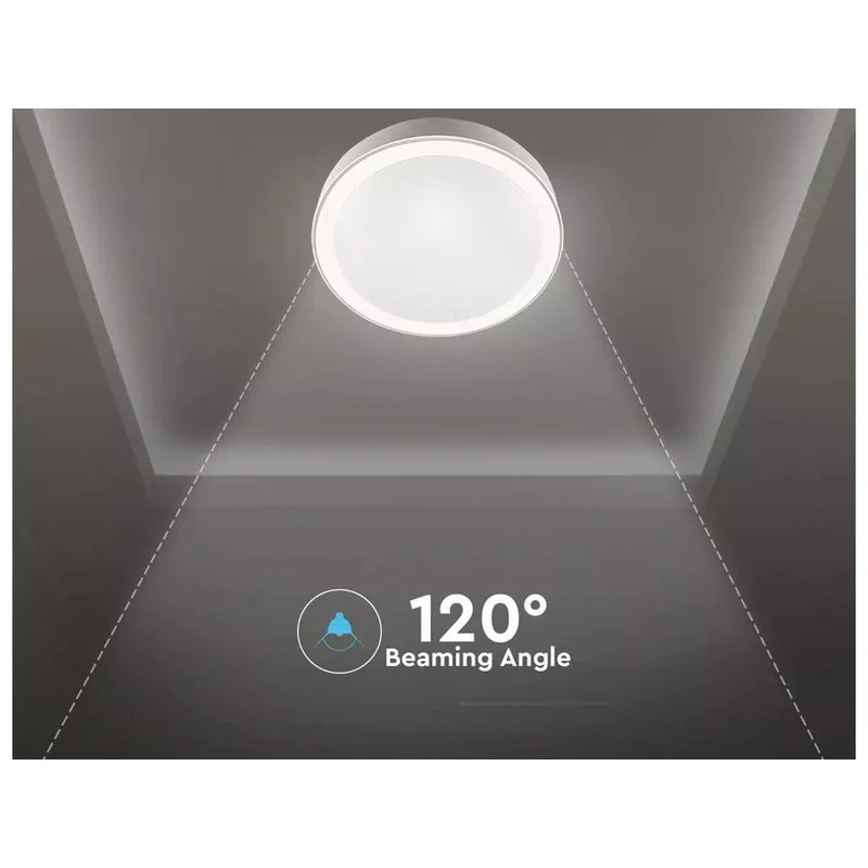 Plafoniera A Led Da Soffitto CCT 3 in 1 Rotonda 60W D510mm Dimmerabile Con Telecomando Incluso SKU-2114751 - Image 6