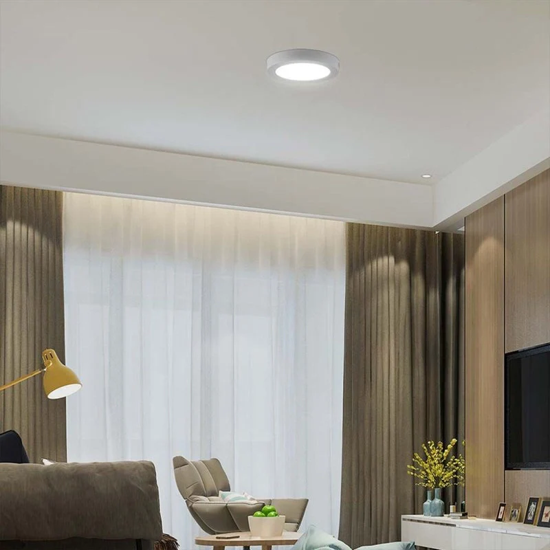 Plafoniera Pannello Led Slim Montaggio a Plafone Rotondo 18W 1980LM 6500K SKU-78781 - Image 2