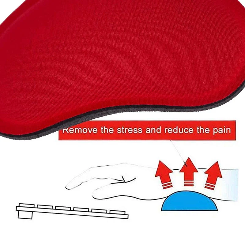Poggiapolso per Mouse Rosso 14.1 x 8 centimetri - Image 2