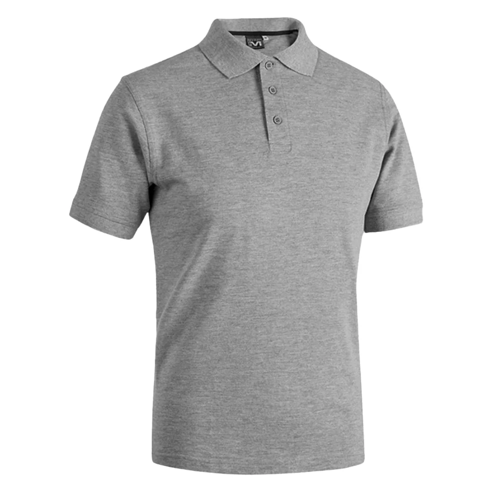POLO 'FOX JERSEY' taglia XXL - grigio melange scuro  - SOCIM