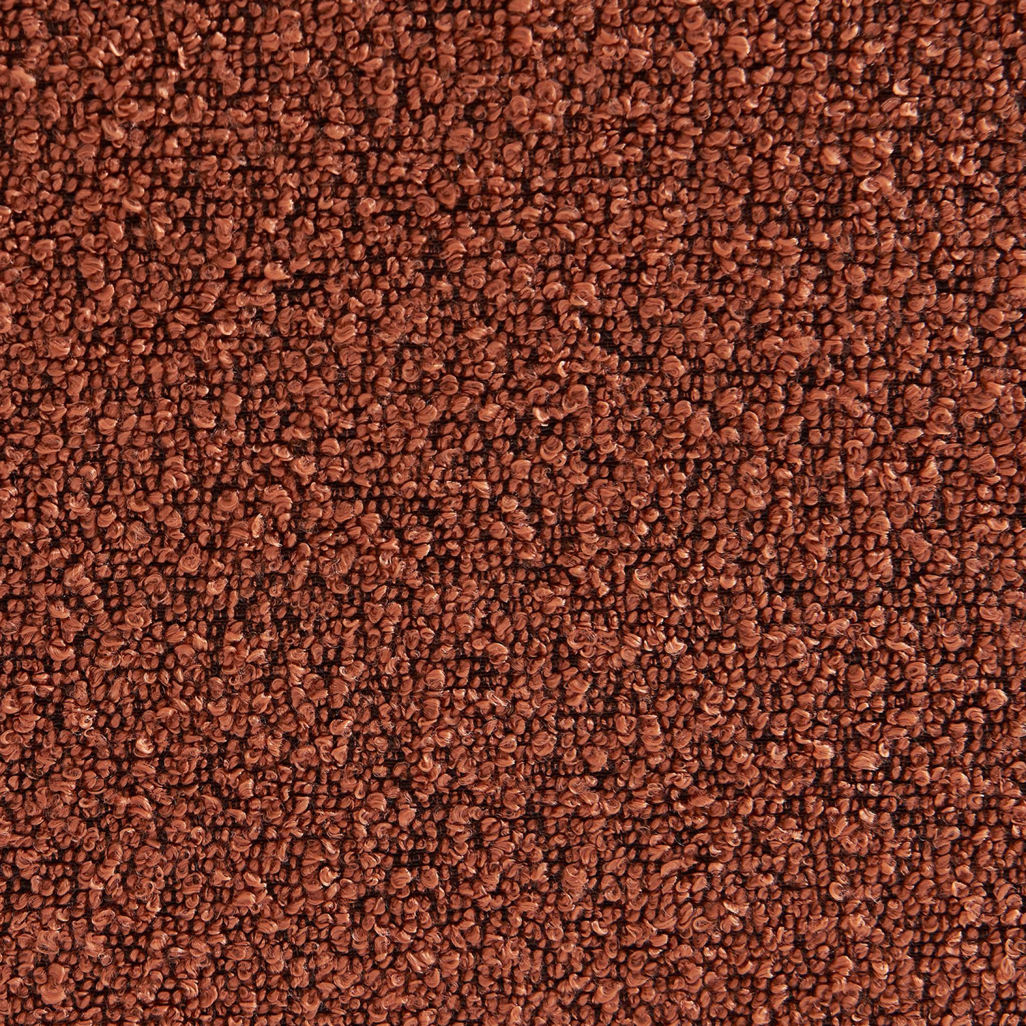 Poltrona convertibile 2 posti bouclé strutturata, terracotta - Image 7